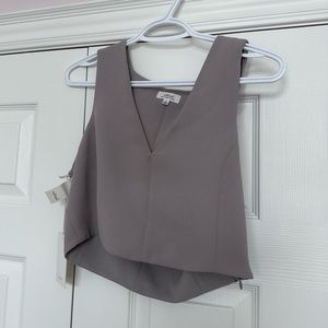 Wilfred Crop Tank Grey Size Small